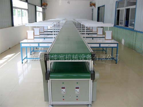 双层输送带拉线