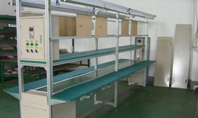 流水线生产厂家简述输送线输送带跑偏的解决方法