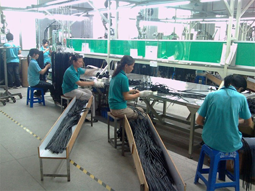 东莞AC插头流水线